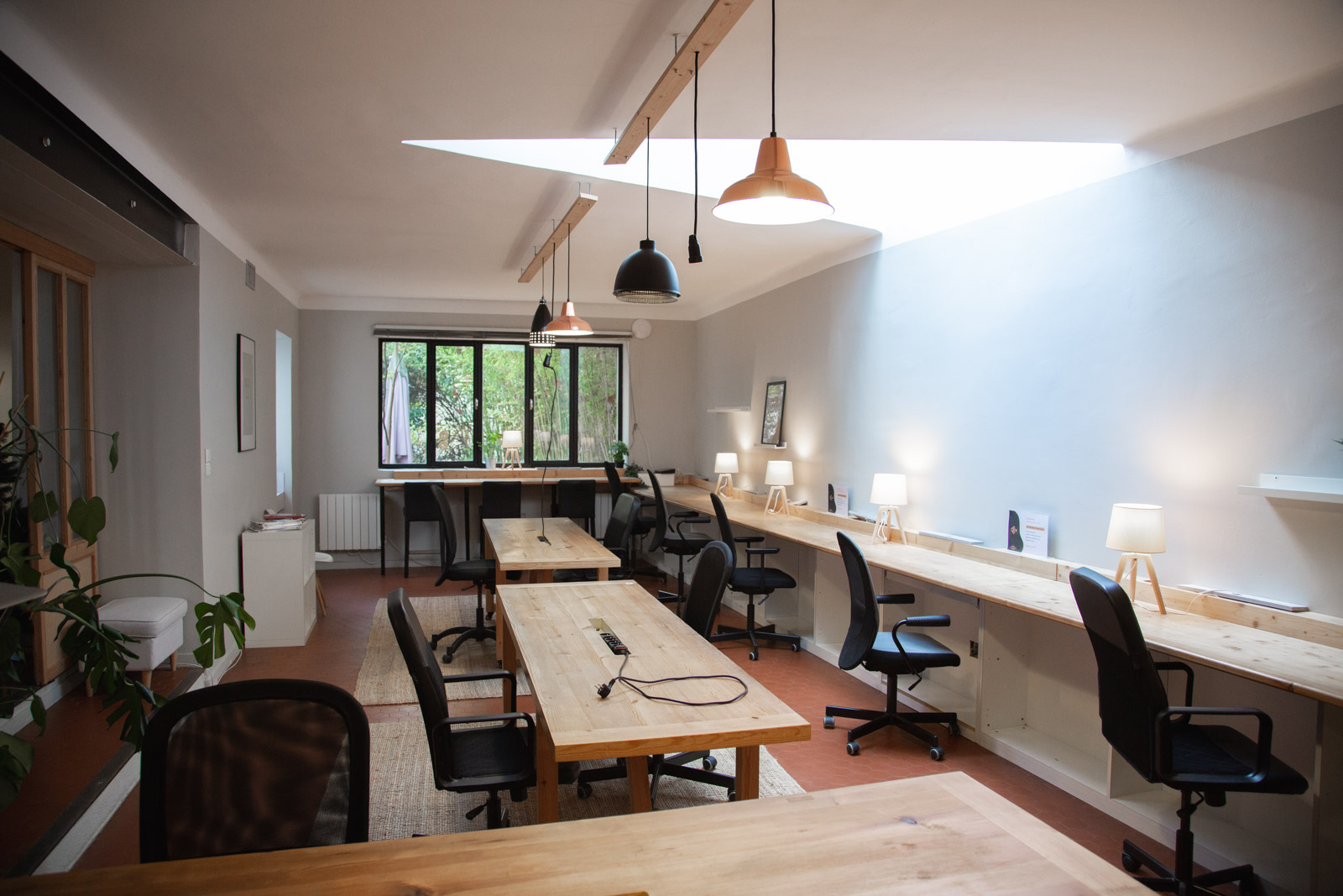 Espace calme du coworking